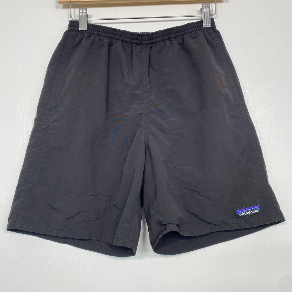 Patagonia Mens Baggies Shorts XS Black 7" Inseam Nylon Mesh Liner 58034 Outdoor